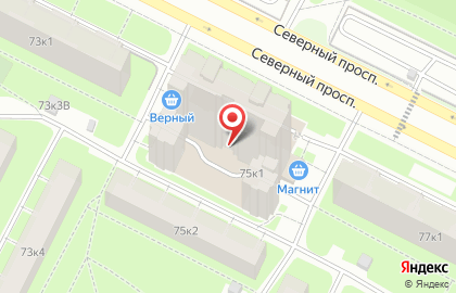 7 Шагов на Северном проспекте на карте