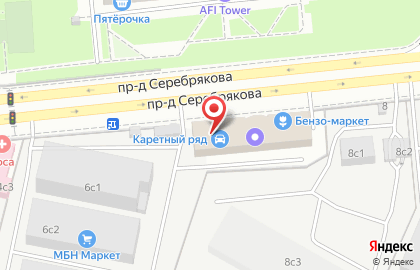 Салон штор Шоколад на проезде Серебрякова на карте