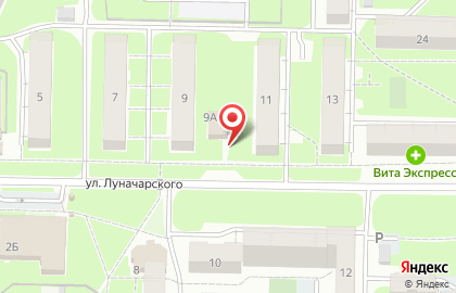 Магазин тканей и швейной фурнитуры Шарм в Железнодорожном районе на карте