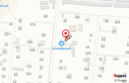 Ветеринарный центр Бонифаций на Приморской улице на карте