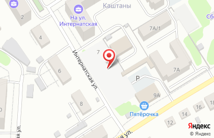 Участковая избирательная комиссия №55 на Интернатской улице на карте