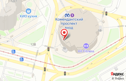 Терминал МТС банк на Комендантском проспекте на карте