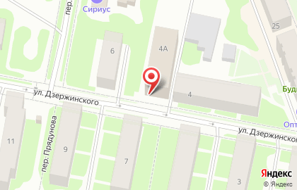 Ремстройпроект на улице Дзержинского на карте