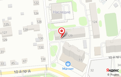 Продовольственный магазин Лира в Иваново на карте