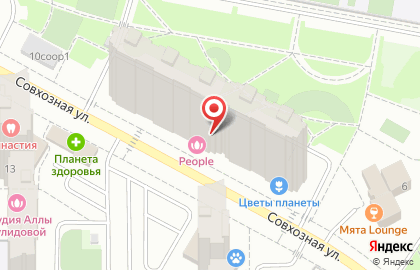Московский ломбард на Совхозной улице на карте