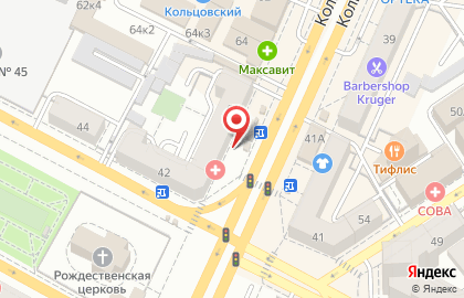 Киоск по продаже кондитерских изделий на Кольцовской улице на карте