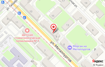 Магазин кондитерских изделий и хлеба в Пролетарском районе на карте