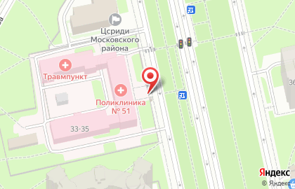 Киоск по ремонту обуви, Московский район на проспекте Космонавтов на карте
