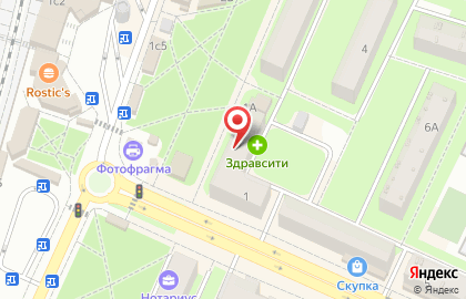  Ортопедический салон ОРТЕКА в Пушкино на карте