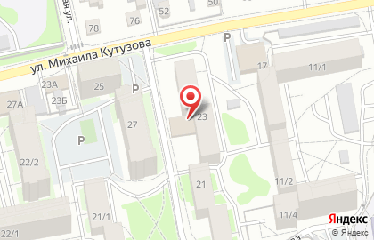 Продуктовый супермаркет Аникс на улице Кутузова на карте