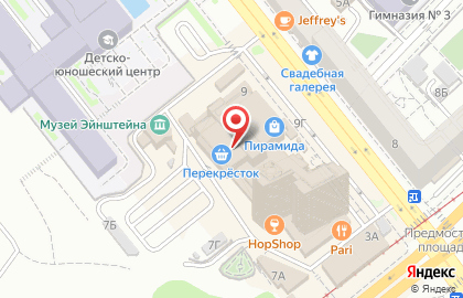 Бильярдный клуб 5 элемент на Краснознаменской улице на карте