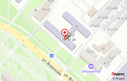 Красноярский колледж сферы услуг и предпринимательства в Красноярске на карте