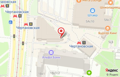 Кофейня VooDoo Coffee на Чертановской улице на карте