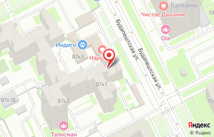 Ресторан Инжир на Будапештской улице на карте