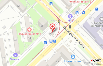 Магазин мяса и домашних полуфабрикатов на Октябрьском проспекте, 56а на карте