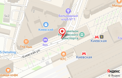 СЦ "Рестарт" на Киевской улице на карте