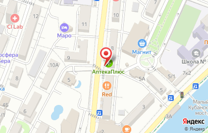 Магазин овощей и фруктов в Центральном районе на карте