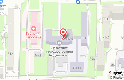 Избирательный участок №19 на Сибирской улице на карте