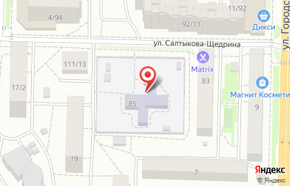 Детский сад №234 на улице Салтыкова-Щедрина на карте