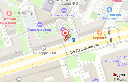 Продуктовый магазин в Москве на карте