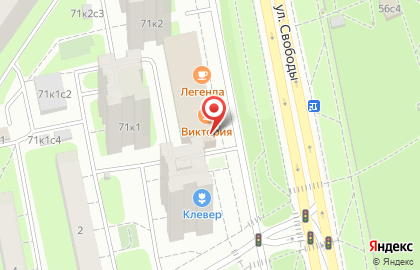 Ресторан Виктория в Москве на карте