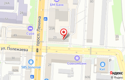 Мебельный салон МебелИр на проспекте Ленина на карте