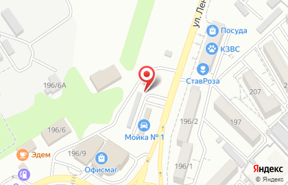 Шиномонтажная мастерская на улице Ленина на карте
