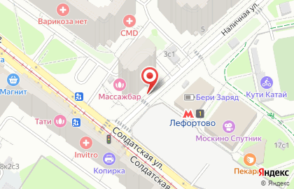 Введенское на Наличной улице на карте
