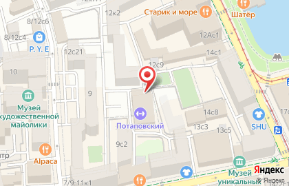 Международная сеть центров художественной гимнастики «Pirouette» (Чистые пруды) на карте