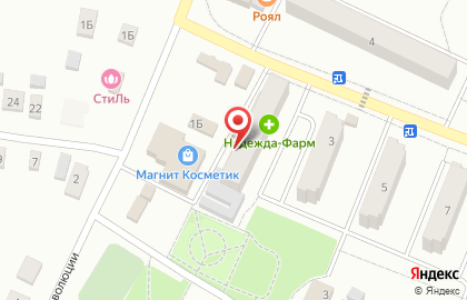 Продуктовый магазин в Рязани на карте