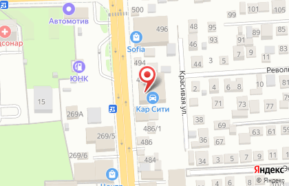 Класс Авто на карте