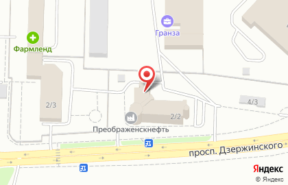 DAGAZ на проспекте Дзержинского на карте