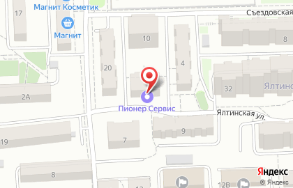 Сервисный центр Пионер Сервис в Октябрьском районе на карте