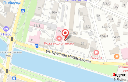 Областной кожно-венерологический диспансер в Кировском районе на карте