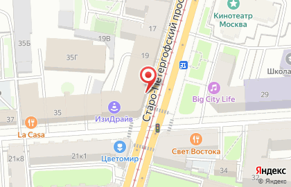 Петергофский на карте