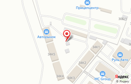 Киоск по продаже фастфудной продукции на Московской улице на карте