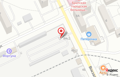 Автостоянка Темб на карте