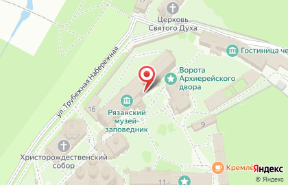 Сувенирная лавка Рязанский историко-архитектурный музей-заповедник на карте