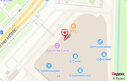 Магазин спортивных товаров Спортмастер в Октябрьском районе на карте
