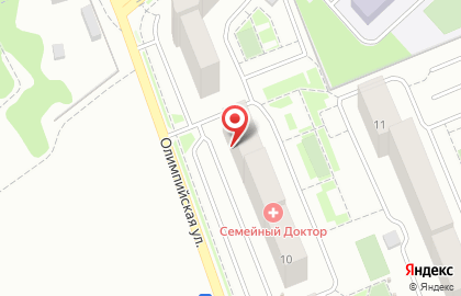 Магазин Катюша на Олимпийской улице на карте