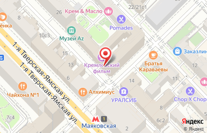 Первый Визовый Центр Маяковская на карте