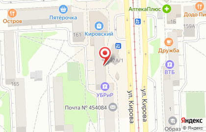 Магазин кондитерских изделий Алёнка в Калининском районе на карте