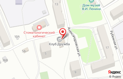 Дружба, клуб на карте