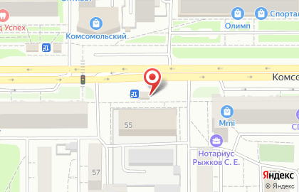 Фунтик на Комсомольском проспекте на карте