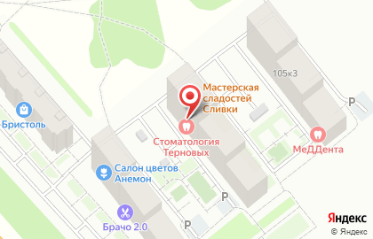 Авторская Стоматология Терновых на карте