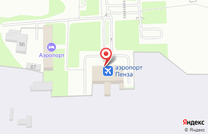 Пензенское агентство воздушных сообщений в Первомайском районе на карте