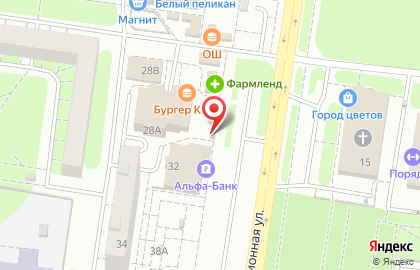 Федеральная сеть кофе-баров Barista на Революционной улице на карте