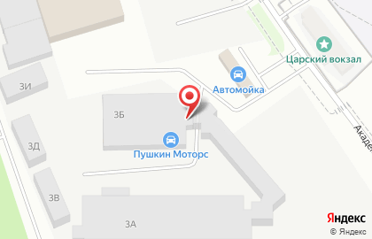 Шиномонтажная мастерская в Пушкинском районе на карте
