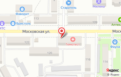 Магазин Кондитерка на Московской улице на карте