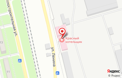 Красный котельщик на карте